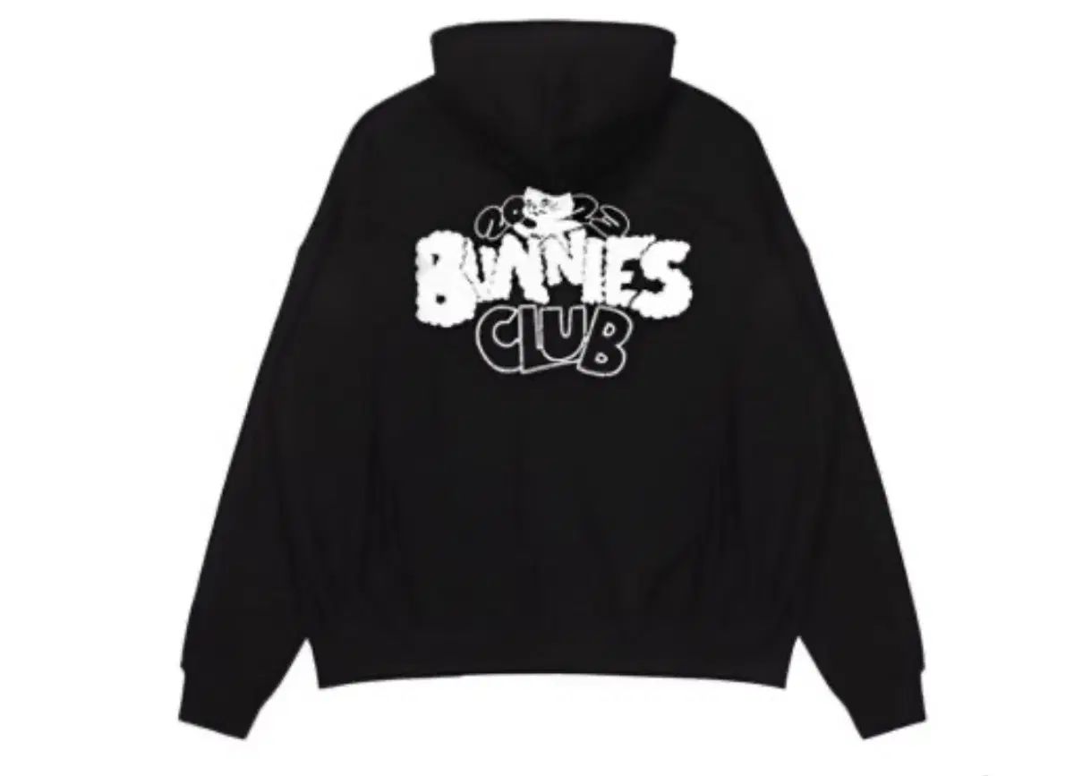 NewJeans ニュージーンズ ニュジ Bunnies Club ブラックフーディー