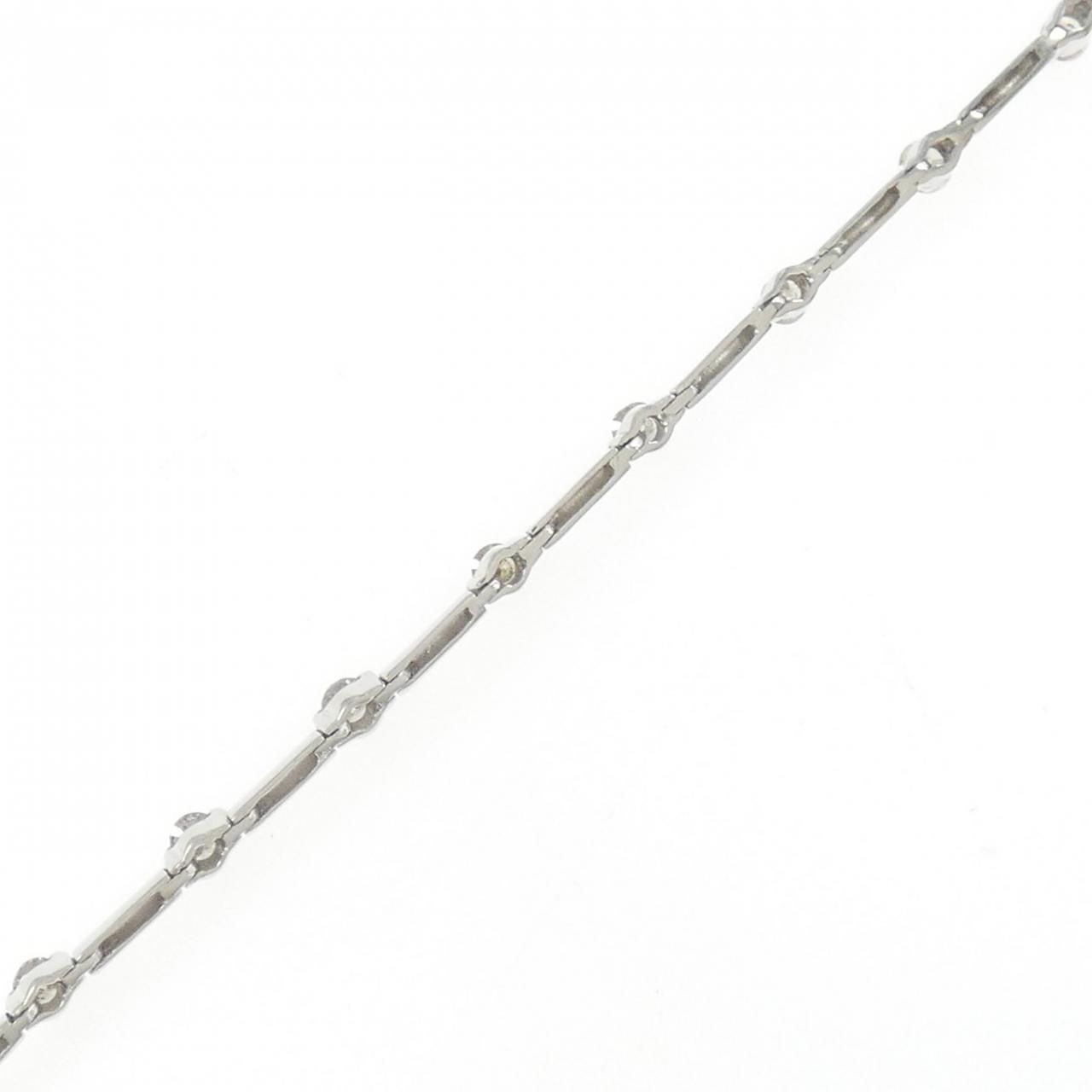 K 18 WG ダイヤモンド ブレスレット 1.02 CT