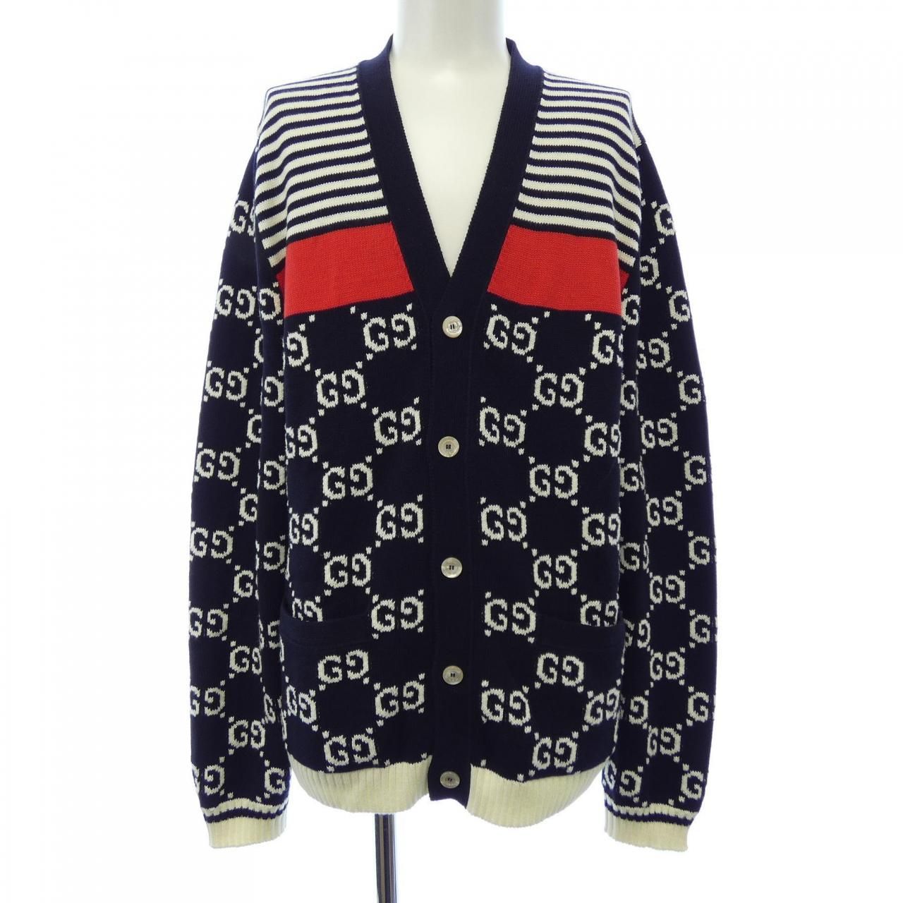 グッチ GUCCI GGパターン 523048-X 9 I 07 カーディガン