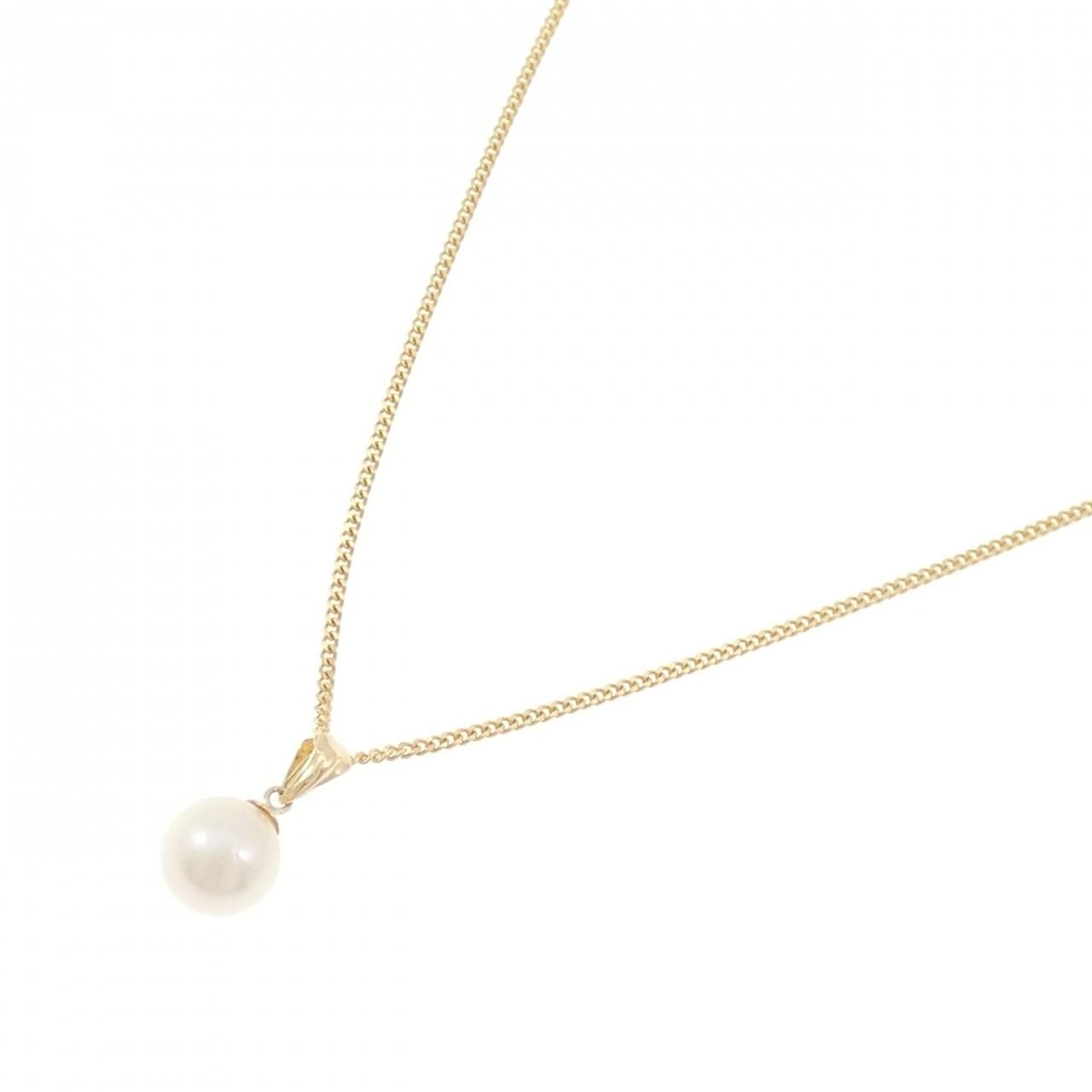 K 18 YG アコヤパール ネックレス 7.0 mm