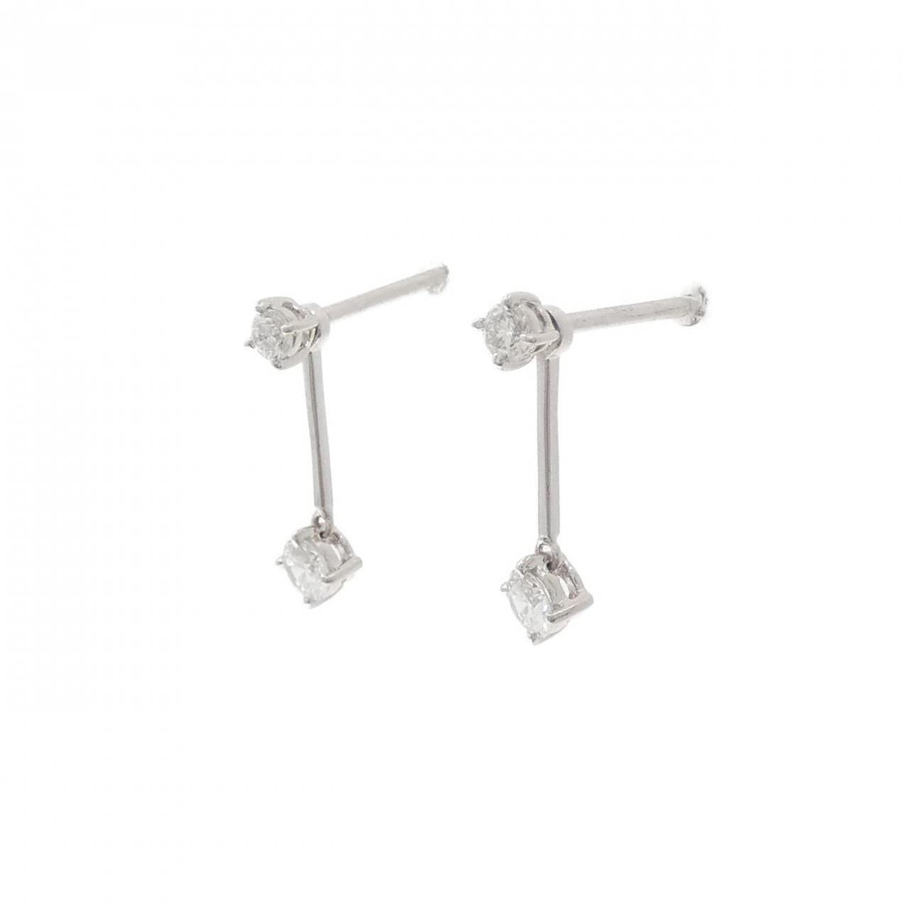 PT 900 2 WAY ダイヤモンド ピアス 0.30 CT