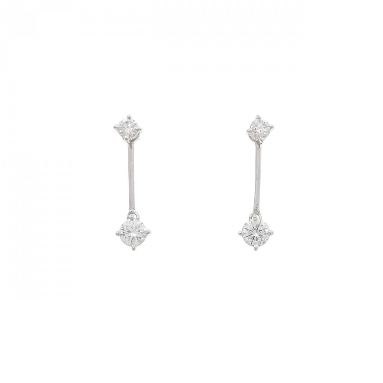PT900 2WAY ダイヤモンド ピアス 0.30CT