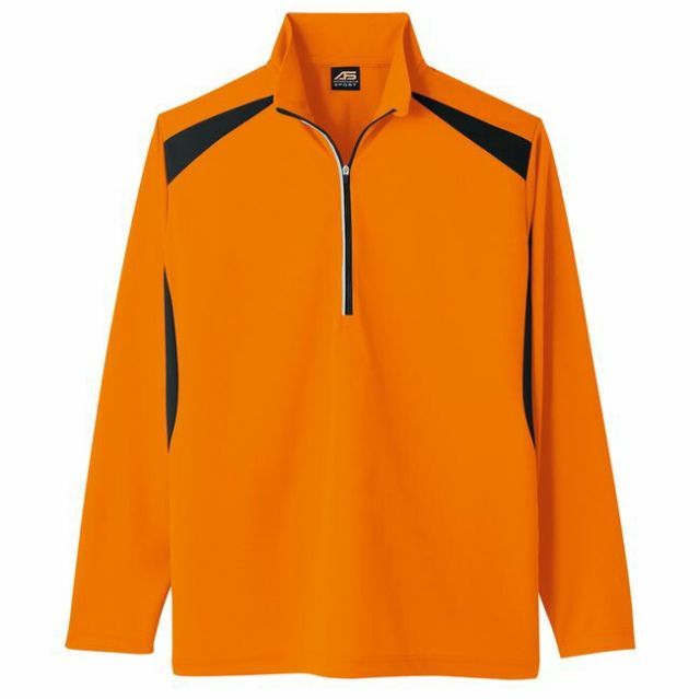 種類31：12:オレンジ(ブラック)/4L(+660円） AS-578 吸汗速乾 長袖