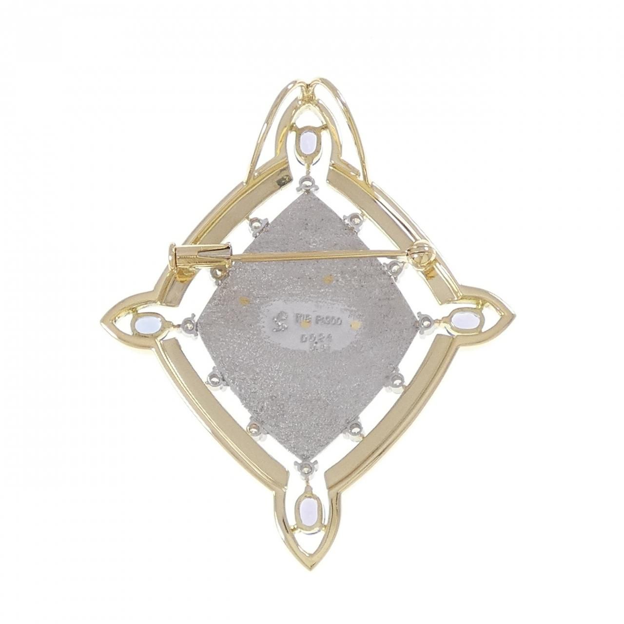 ベスト 水野薫子 タンザナイト ブローチ 0.61CT 狡猾な