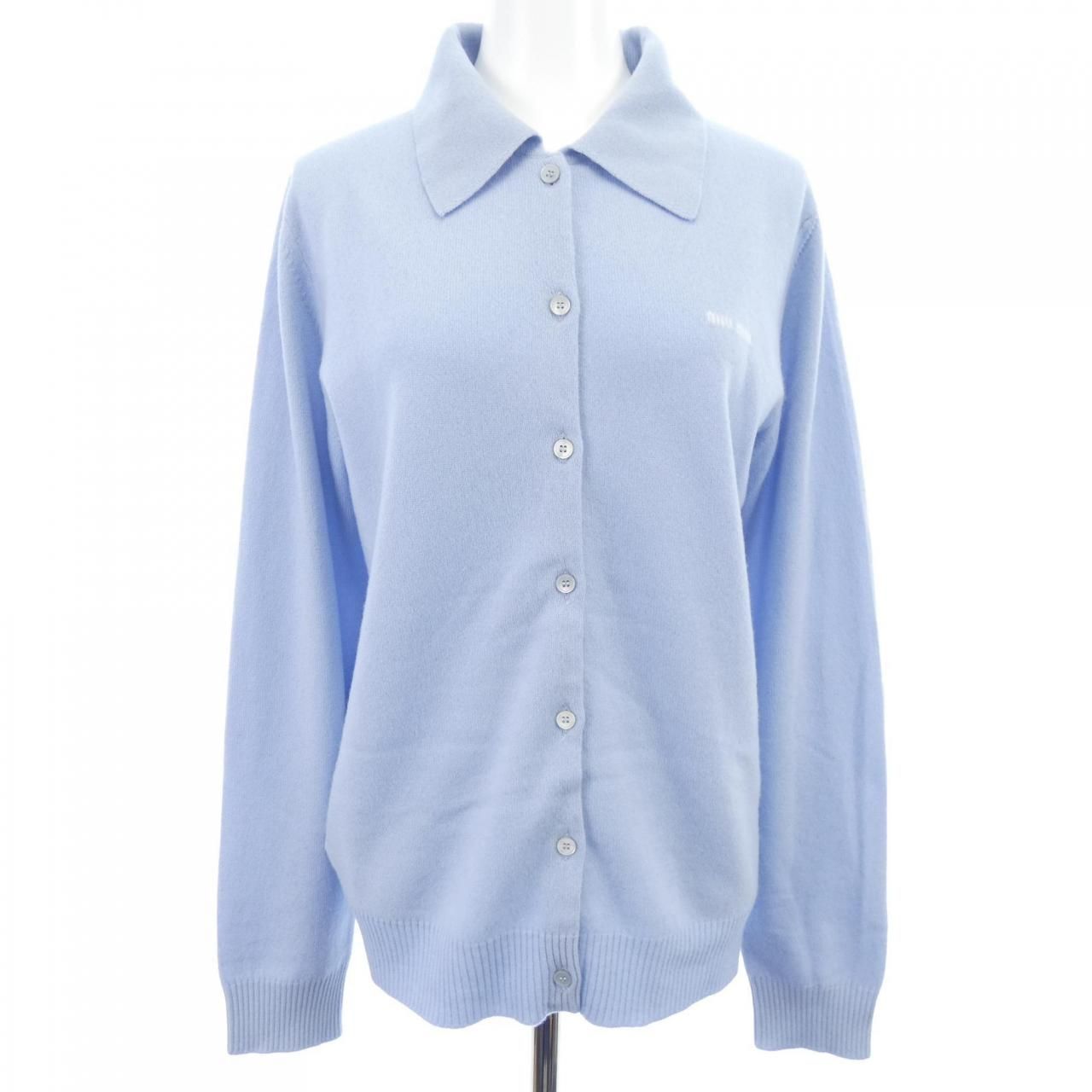 ミュウミュウ MIU MIU MIU MIUロゴ MMF890 S000 13S1 カーディガン