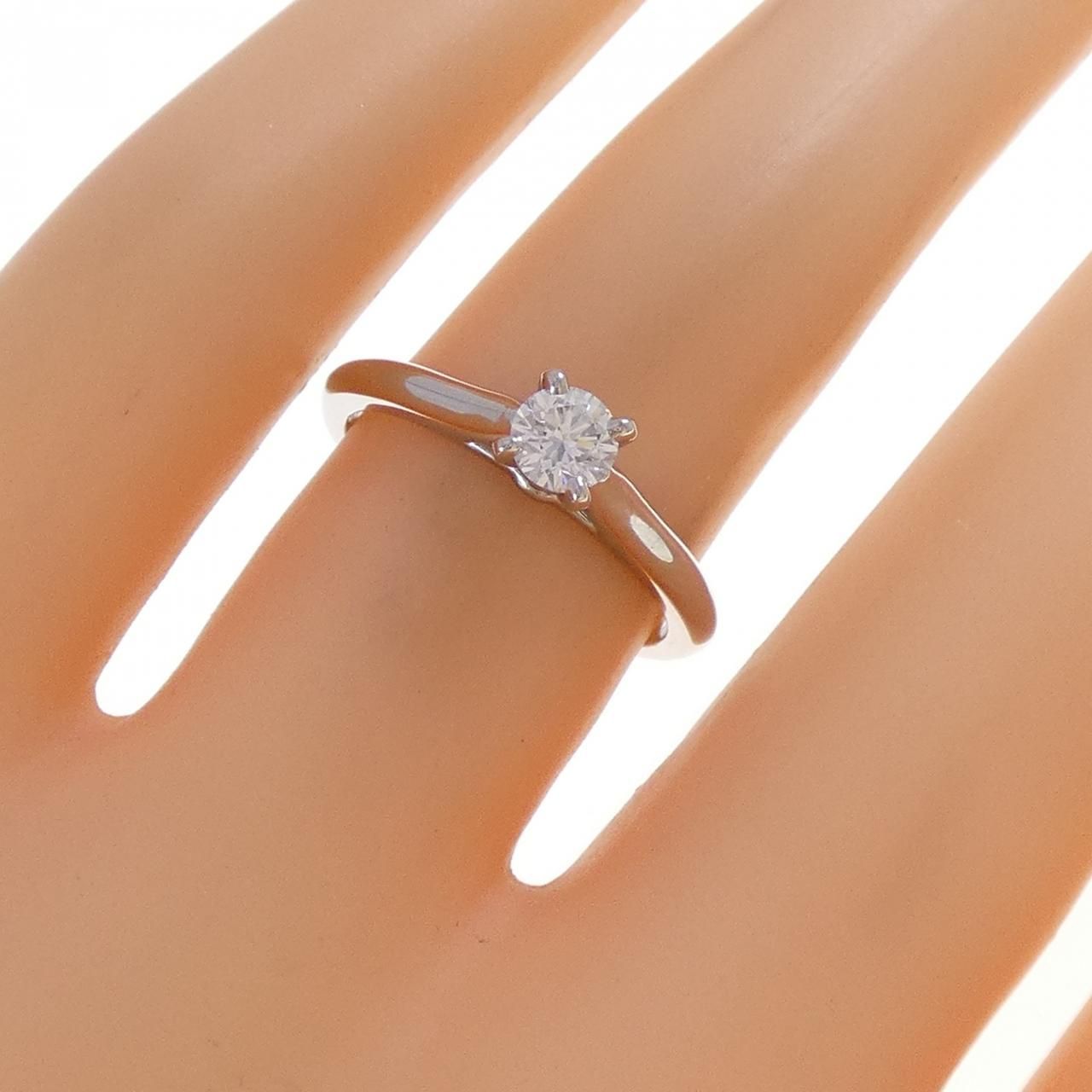 (美品)カルティエ 1895 ソリテールリング カルティエ 1895 ソリテール リング 0.26CT E VVS1 3EXT - メルカリ