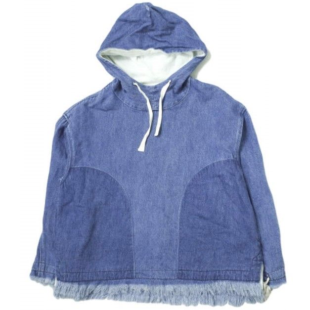 ATELIER BETON アトリエベトン 19SS 日本製 DENIM ANORAK デニムアノラックジャケット 191-09C 4 Indigo プルオーバー パーカー アウター【中古】【ATELIER BETON】 ATELIER BETON アトリエベトン 19SS 日本製 DENIM ANORAK デニム