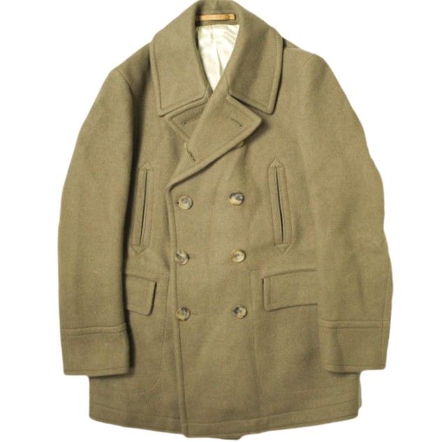 SCYE BASICS サイベーシックス ウールカシミヤメルトンPコート 5116-73524 36 ブラウンベージュ ピーコート アウター g 18034