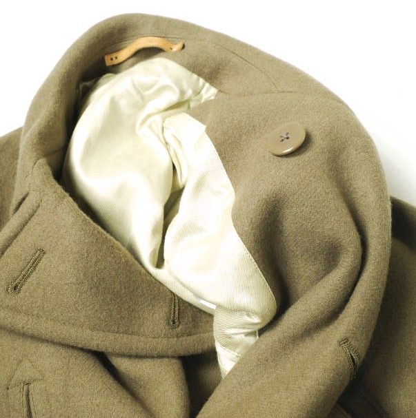 ウールカシミヤメルトンPコート