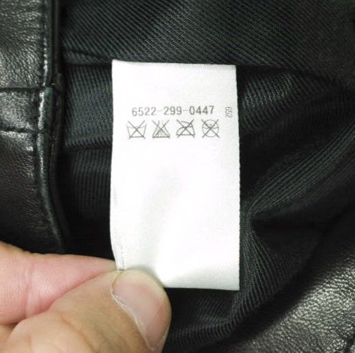 Drawer ドゥロワー ラムレザー ダブルライダースジャケット 6522 299 0447 38 BLACK 革ジャン 定価27万 アウター g 20129 春コーデ ベージュ系