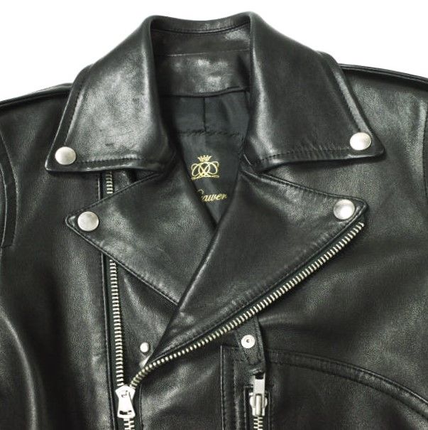 Drawer ドゥロワー 日本製 ラムレザー ダブルライダースジャケット