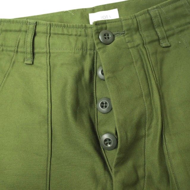 スビンコットンバックサテンベイカーパンツ PTLM-110