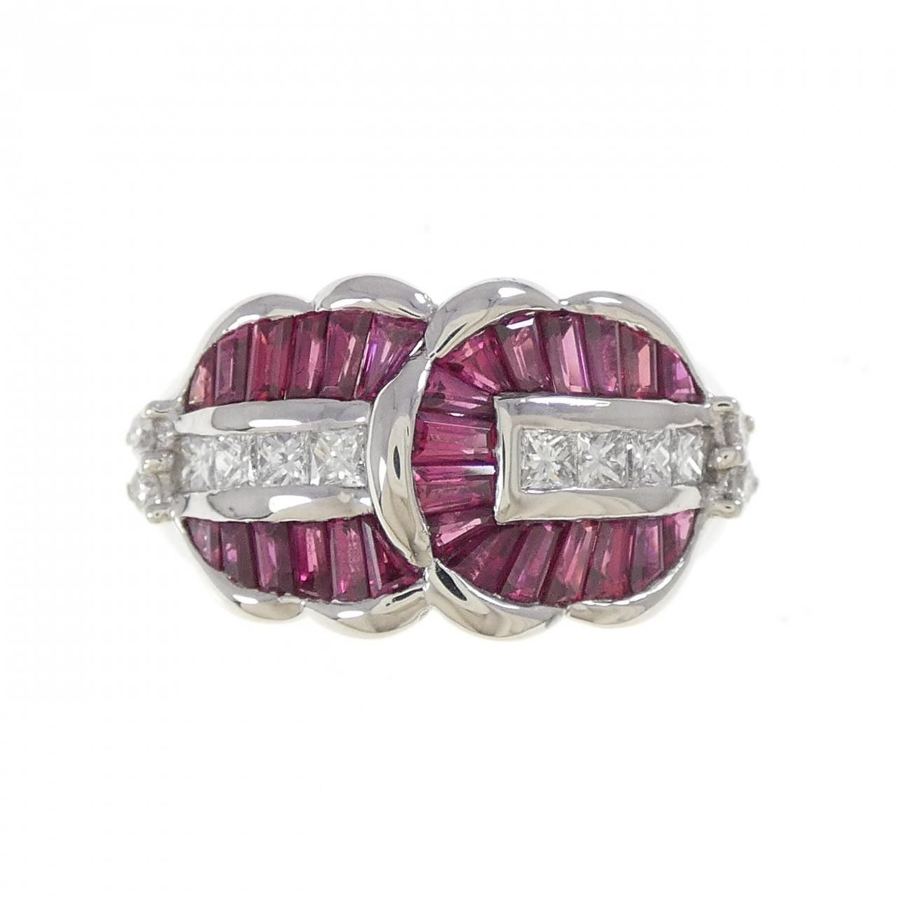 PT900 ルビー リング 1.73CT - メルカリ
