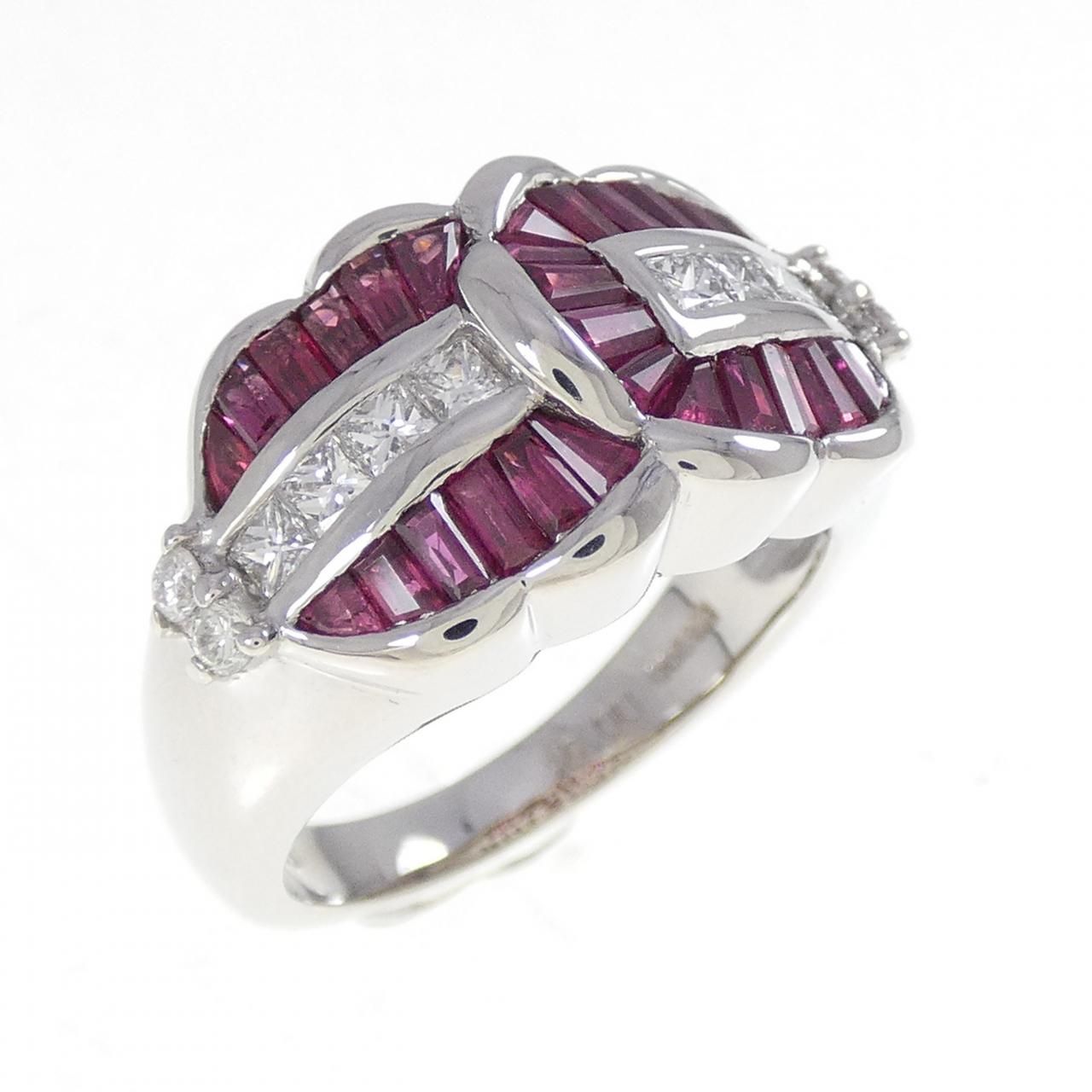 PT900 ルビー リング 1.73CT - メルカリ