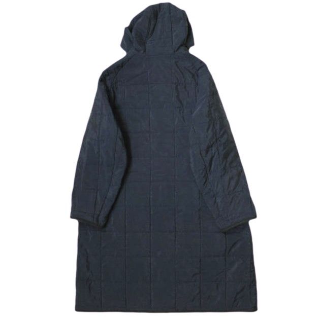 MAATEE&SONS マーティーアンドサンズ 23AW SILK QUILT HOODED COAT シルクキルトフーデッドコート MT3303-0704B 2 NAVY キルティング アウター g20712