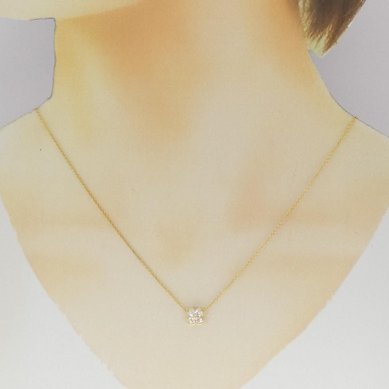 4ベゼル ネックレス