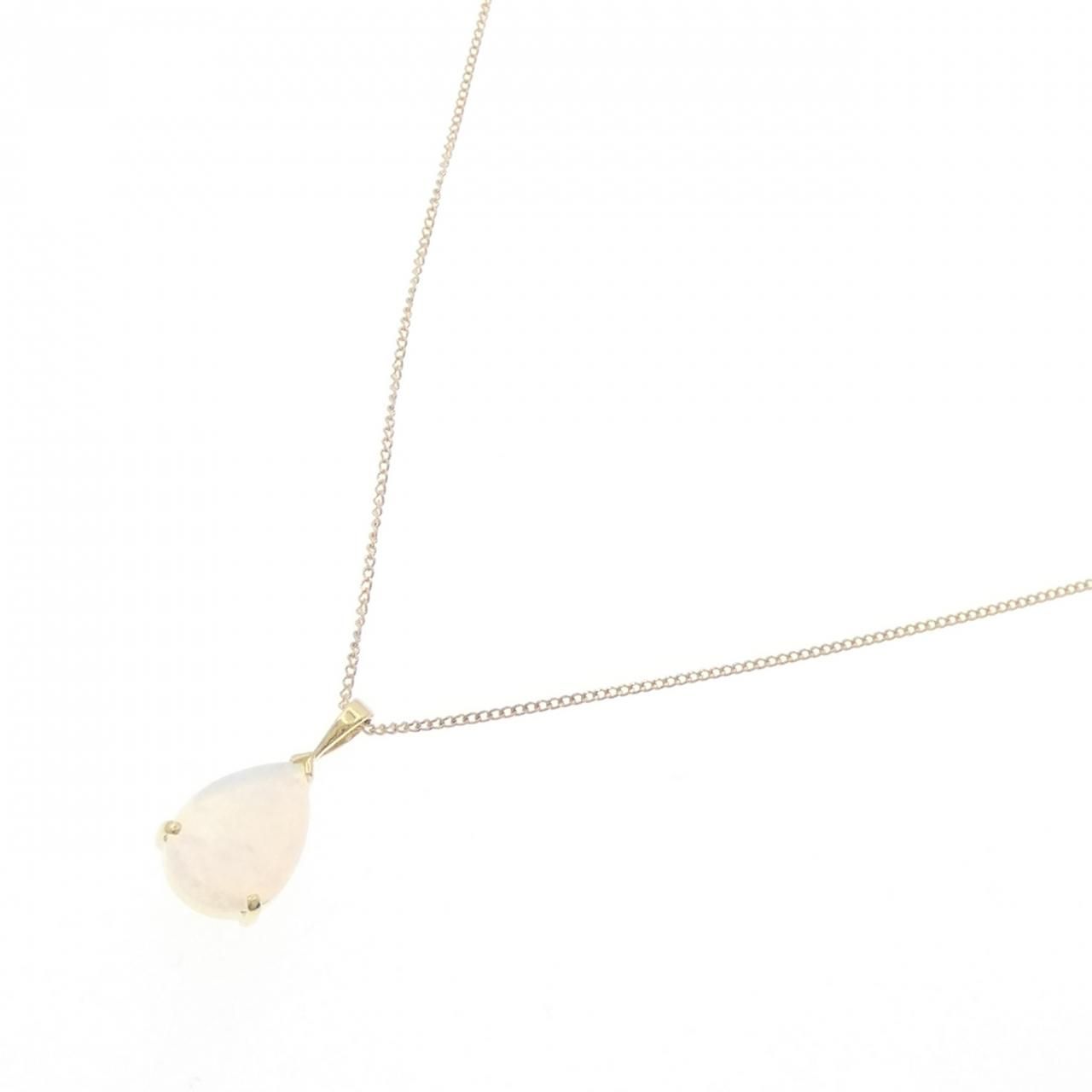 750 YG K 18 オパール ネックレス