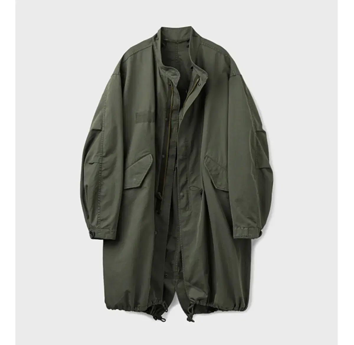 M YUNION BLUE ユニオンブルー m65 フィッシュテールパーカ カーキ