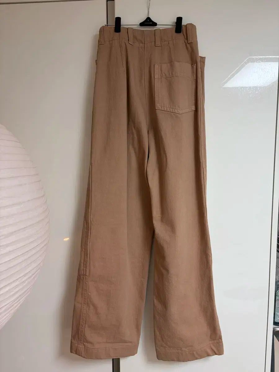 個性派 34 ルメール ワイド パンツ ベージュ