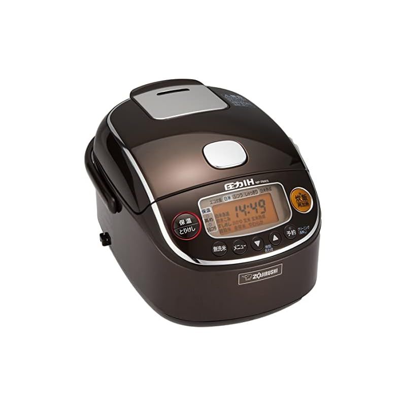 象印マホービン 炊飯器 3合 一人暮らし 小容量 め炊き 圧力IHタイプ 保温30時間 ブラウン NP-RM05-TA