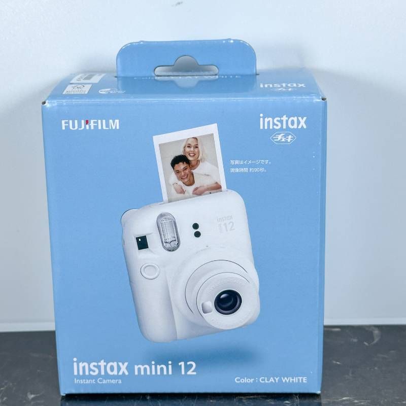 富士フイルム FUJIFILM チェキ インスタントカメラ instax mini 12 ホワイト INS MINI 12 WHITE EXPO ミャクミャク