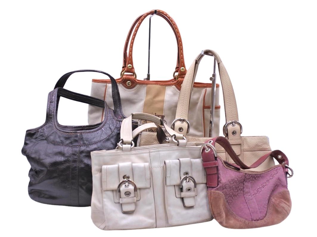 コーチ 8A09 2154 11012 F13732 11792 本革 レザー キャンバス シグネチャー バッグ 5点セット まとめ レディース