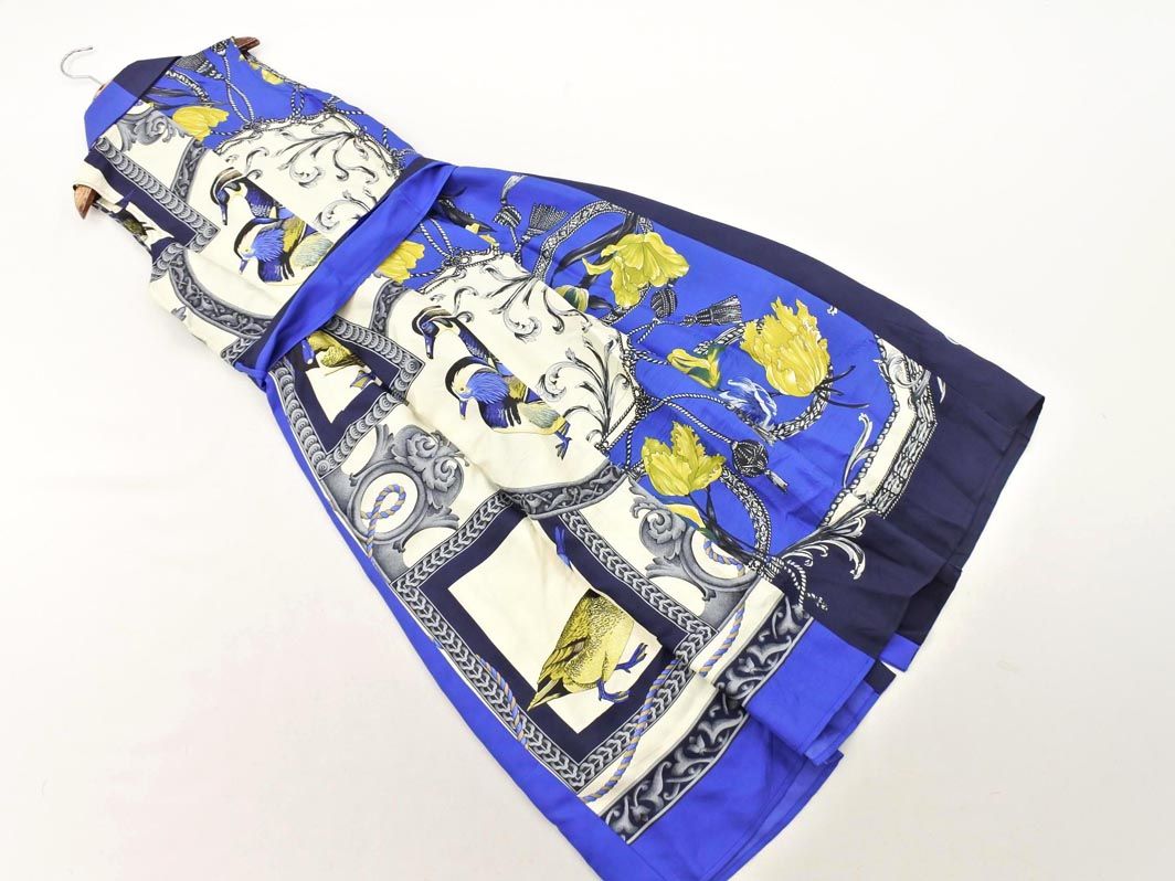 スカーフ柄 ノースリーブ