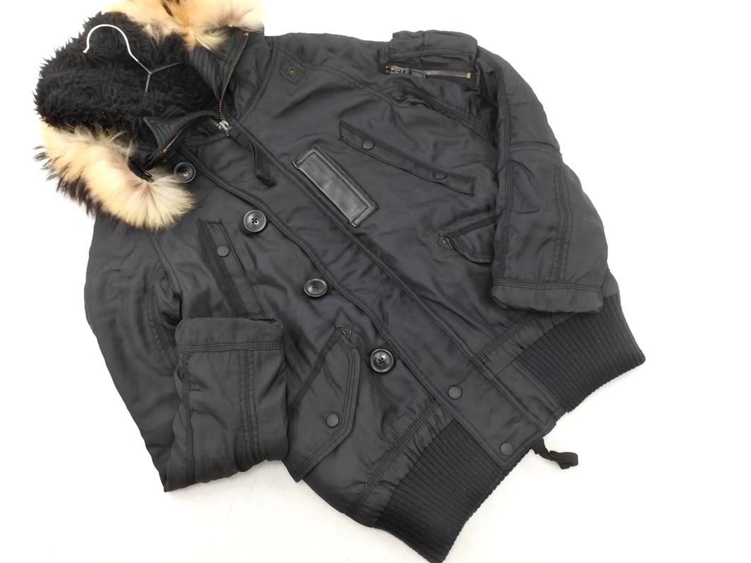 Y2k 迷彩短丈ファージャケット fur ma-1 down opium y2k 短丈 迷彩 ファー