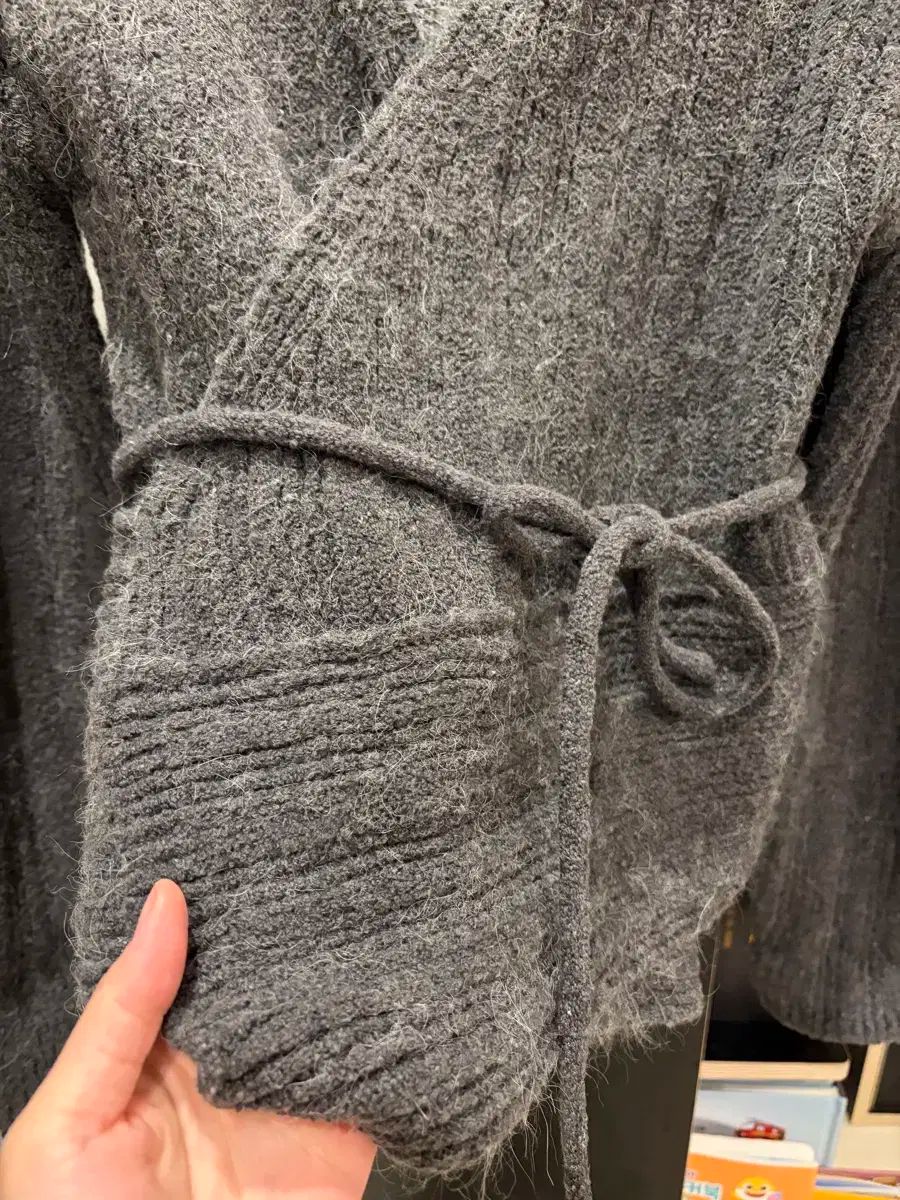  VERSO ベルソ リバーシブル アルパカ カーディガン クールグレー 長袖 カーディガン ボレロ アンサンブル