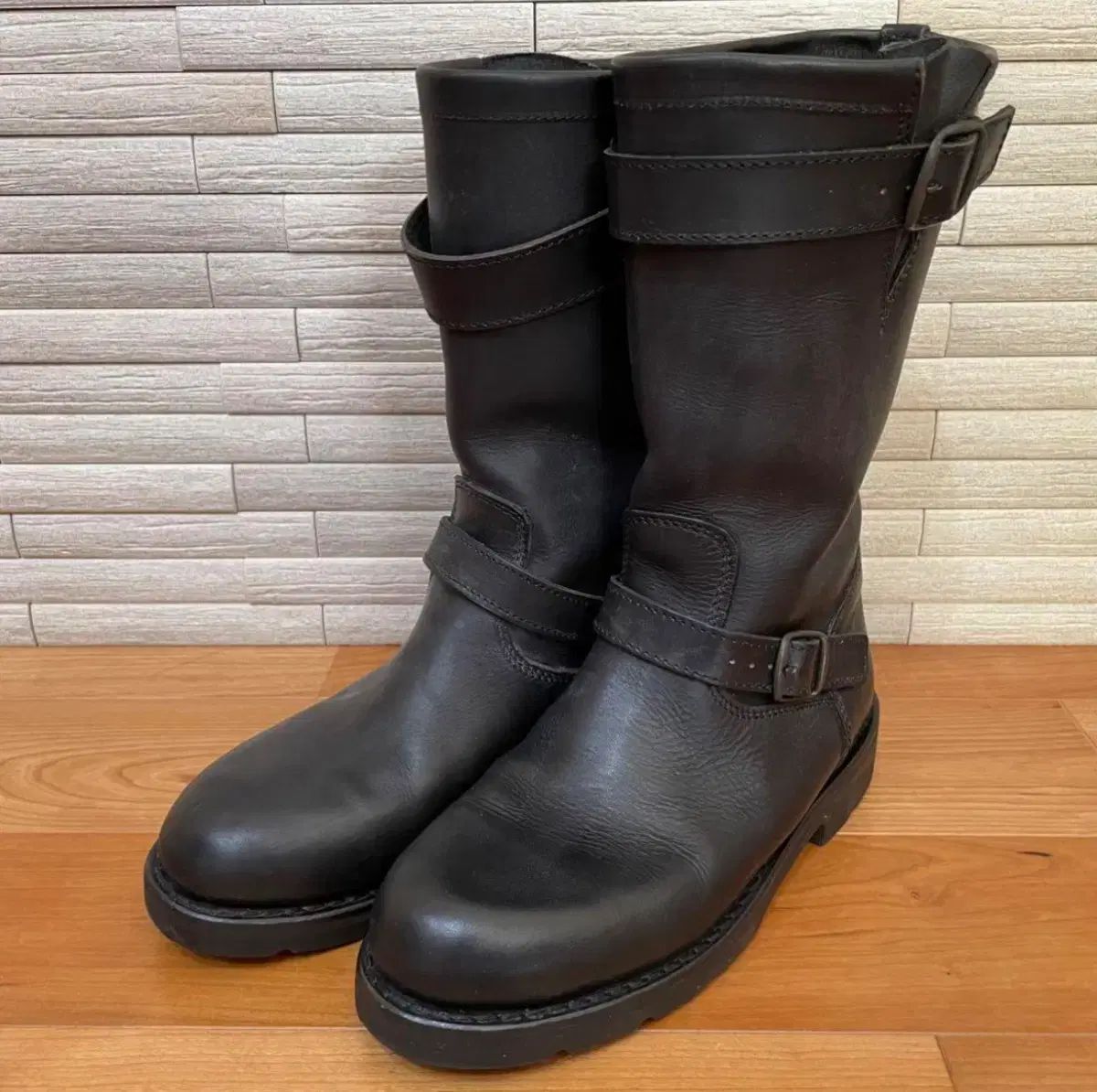 la botte gardiane ラボートガルディアン モーターブーツ ミドルブーツ