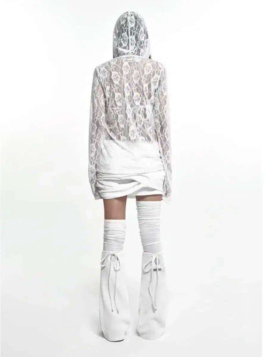  NACHE レース フード Tシャツ 長袖 Tシャツ カットソー