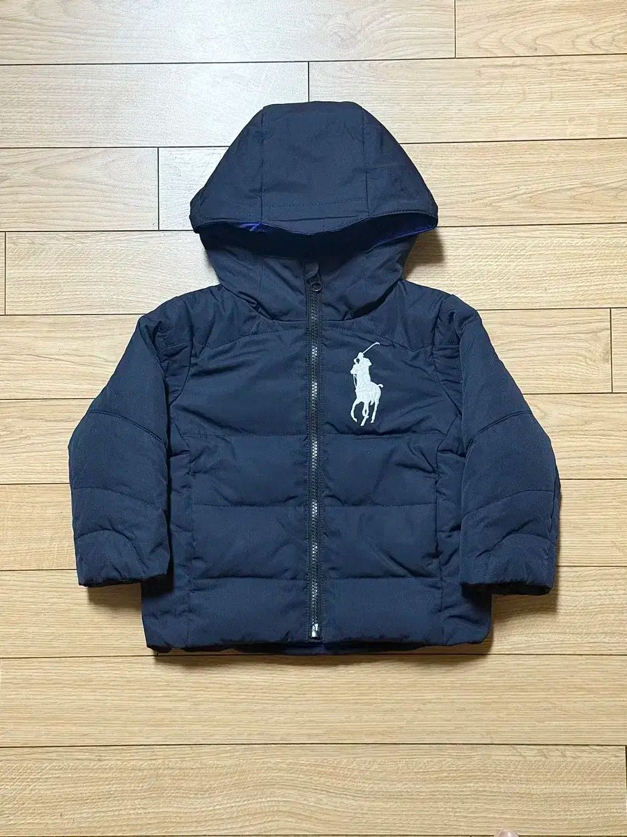 ポロラルフローレン キッズ ビックポニー ダウン 2 T ネイビー ユア