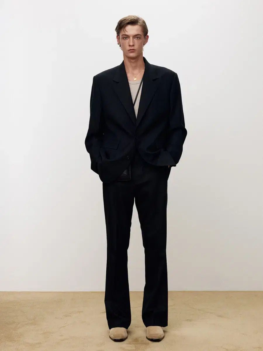 Tonywack ピンストライプ ウール フ スラックス 32