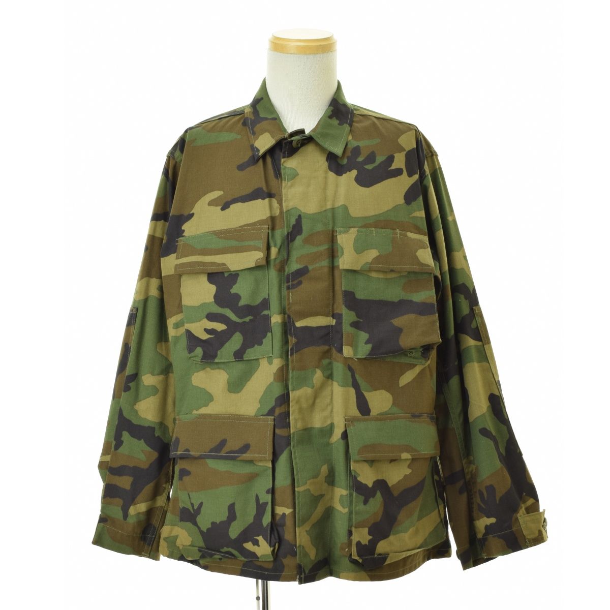 USARMY】90s BDU COAT WOODLAND CAMOFLAGE PATTERN COMBATジャケット 