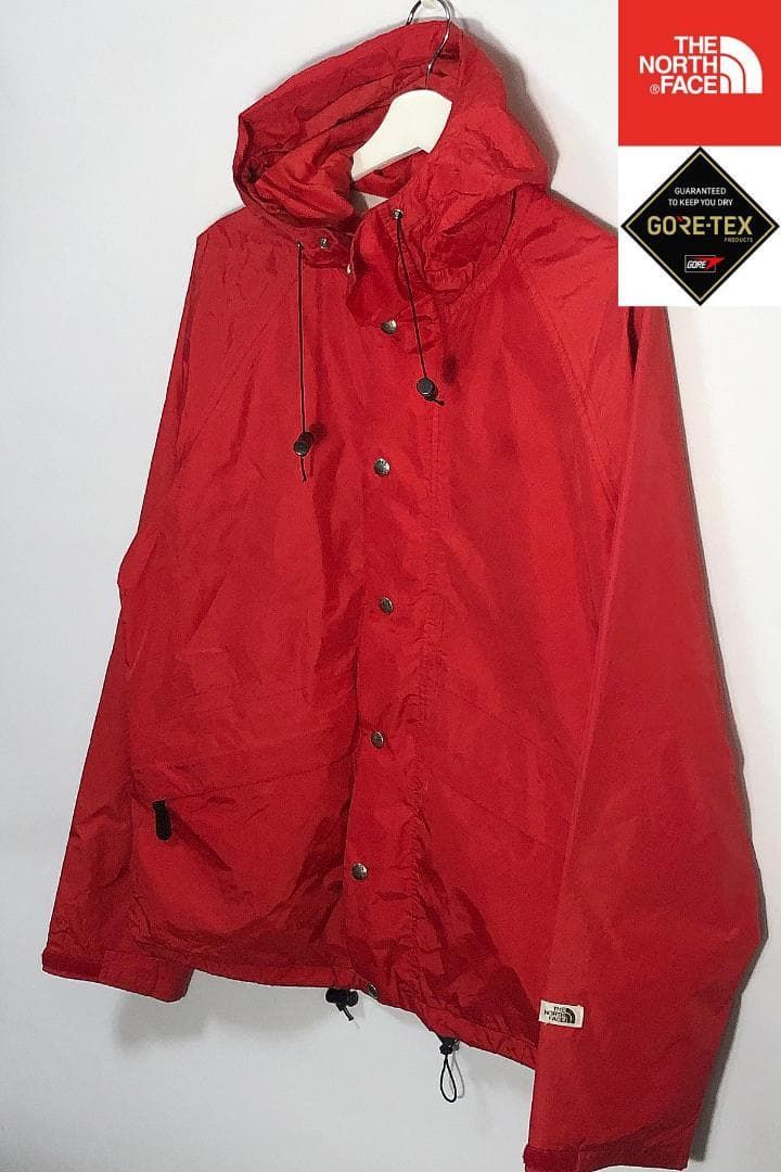 激 80年代 ノースフェイス 茶タグ ゴアテックス ナイロンジャケット 防水性 透湿性 防風性 耐久性に優れた 素材