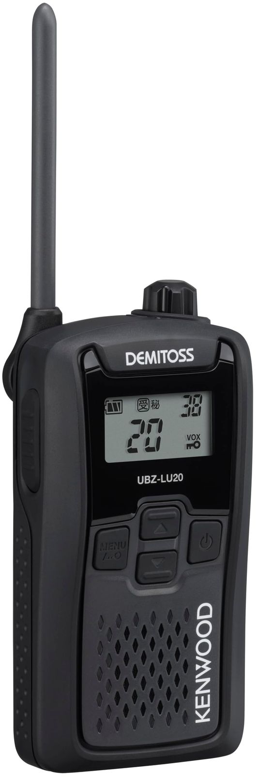 ケンウッド UBZ-LU20B 特定小電力トランシーバー DEMITOSS デミトス ブラック UBZ-LS20B後継機種