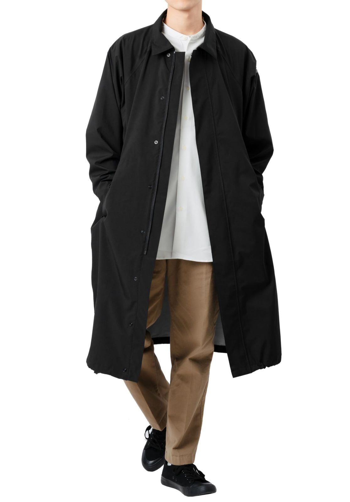 晴雨兼用 男女兼用 防水 ステン コート AH-300 レインコート 3レイヤーステン コート アメトハレ