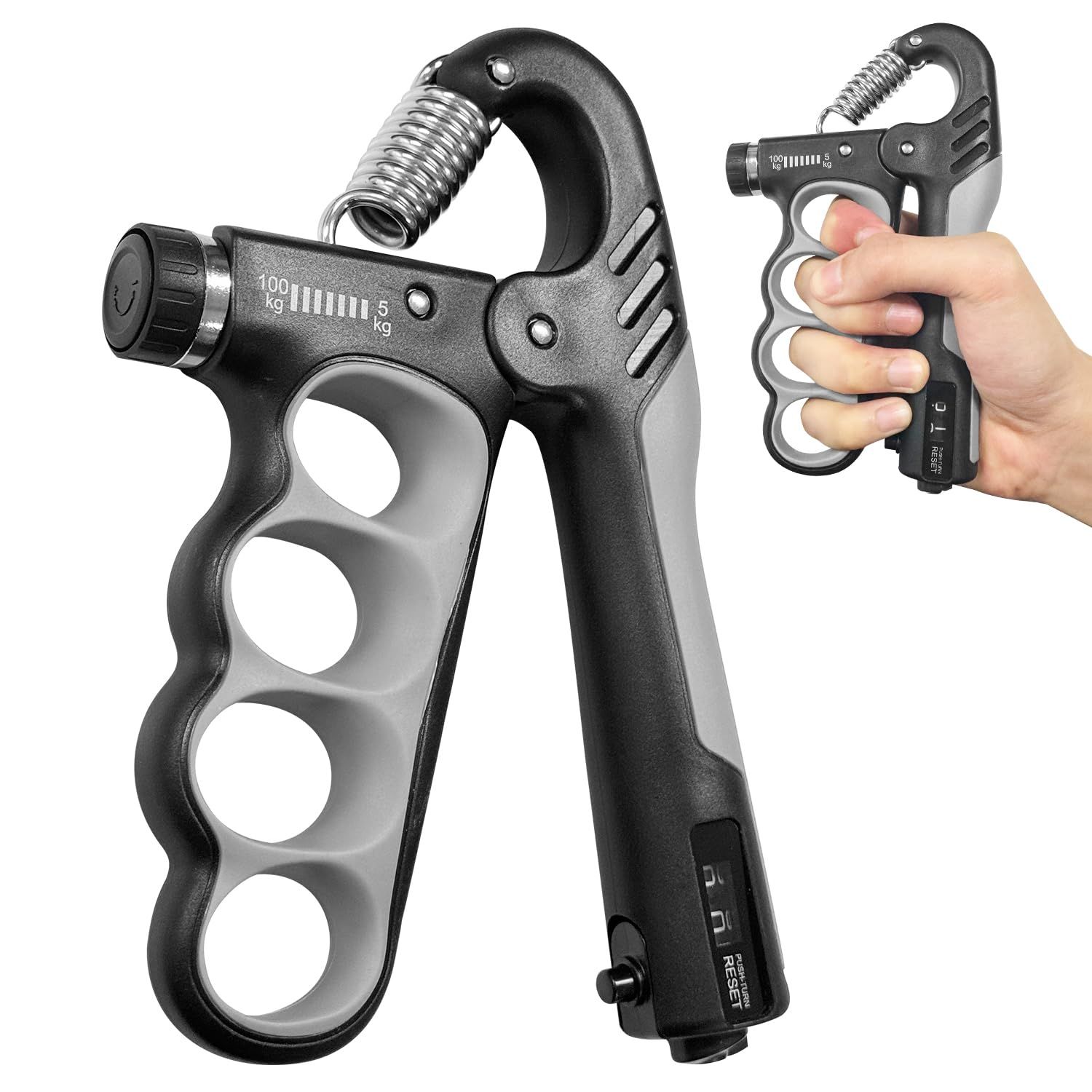 内転筋トレーニング グッズ カウンター付き 負荷レベル 調整可能 ピンク 在庫セールカウンター付き 負荷調整可能 5-1000kg 筋トレグッズ 男女