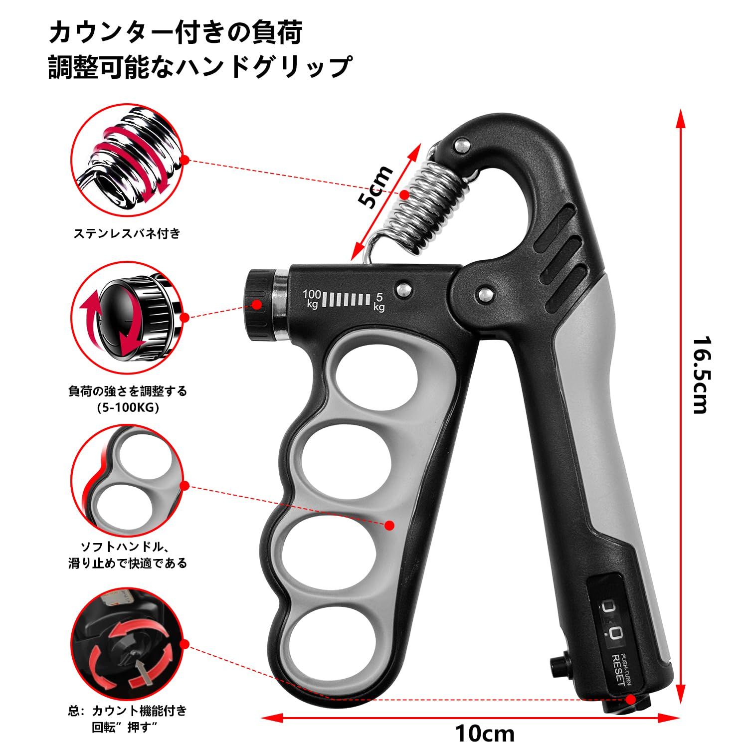 内転筋トレーニング グッズ カウンター付き 負荷レベル 調整可能 ピンク 在庫セールカウンター付き 負荷調整可能 5-1000kg 筋トレグッズ 男女