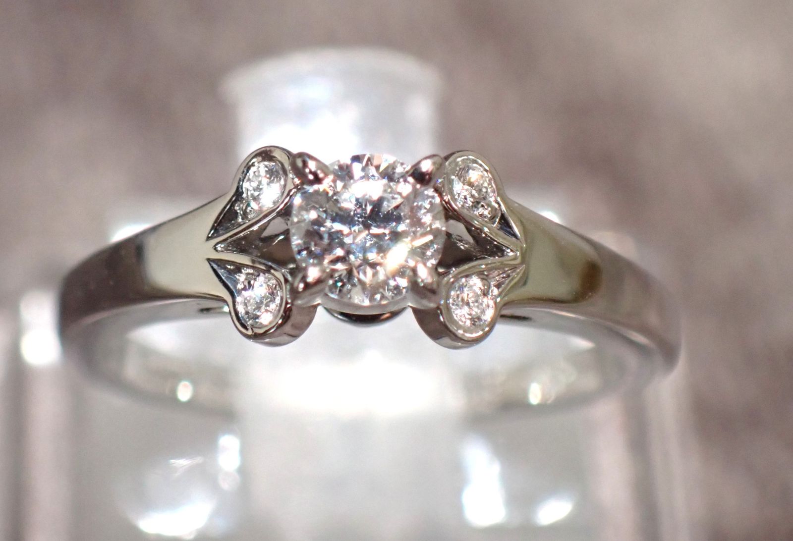 定価50万円超 CARTIER カルティエ バレリーナ ダイヤリング Pt950 リングサイズ7号 ダイヤ0.23ct