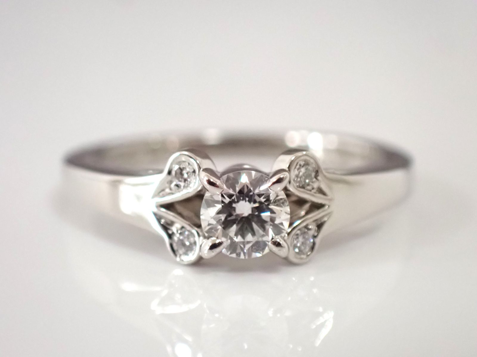 ◇カルティエ◇新品仕上済 バレリーナ ダイヤ リング PT950 0.26 7号 Cartier】カルティエ『PT950 バレリーナ ソリテール リング