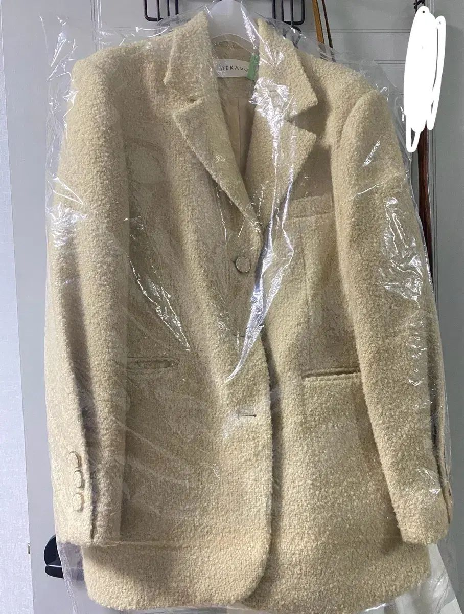 デカブ リング ツイード ボリューム ジャケット