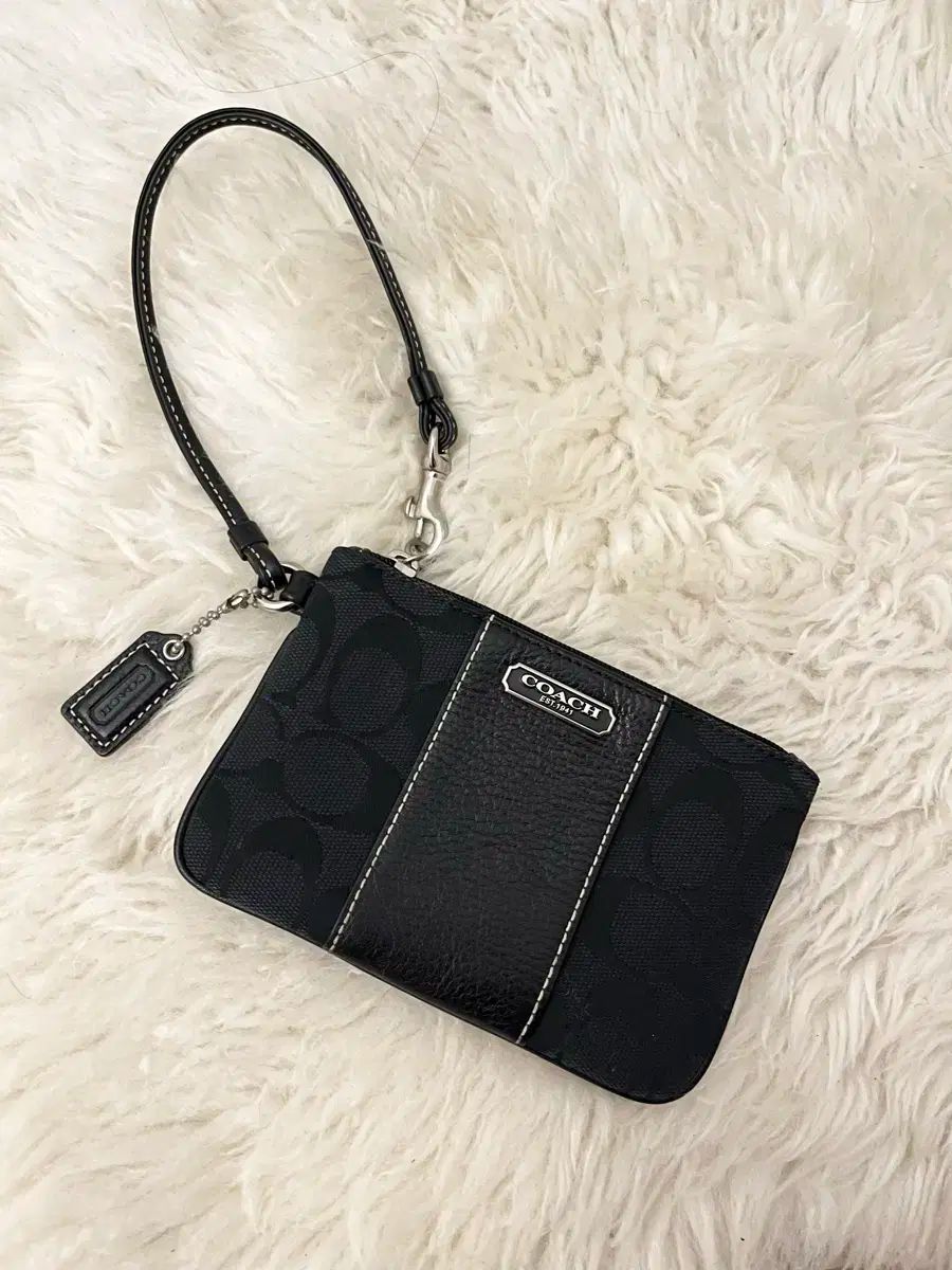 Coach Mini Black Wallet