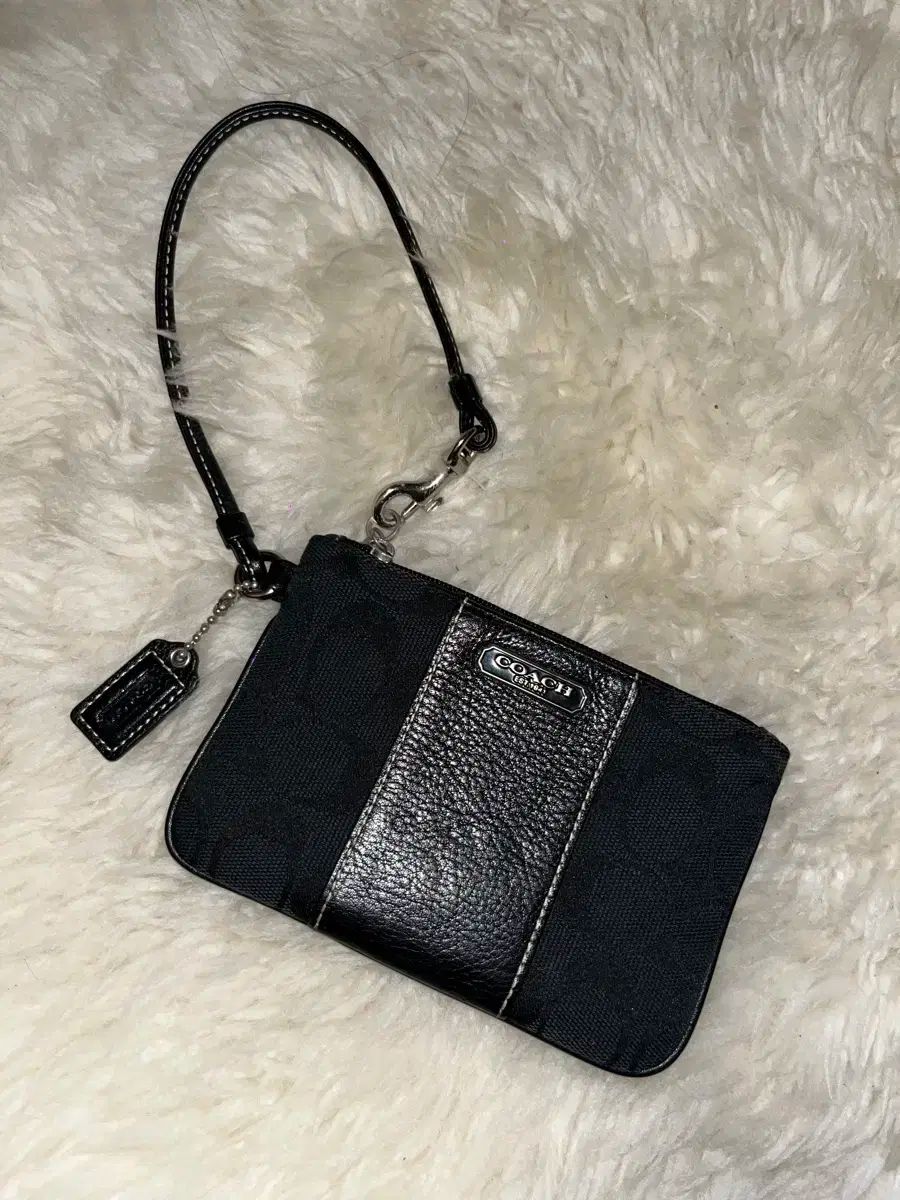 Coach Mini Black Wallet
