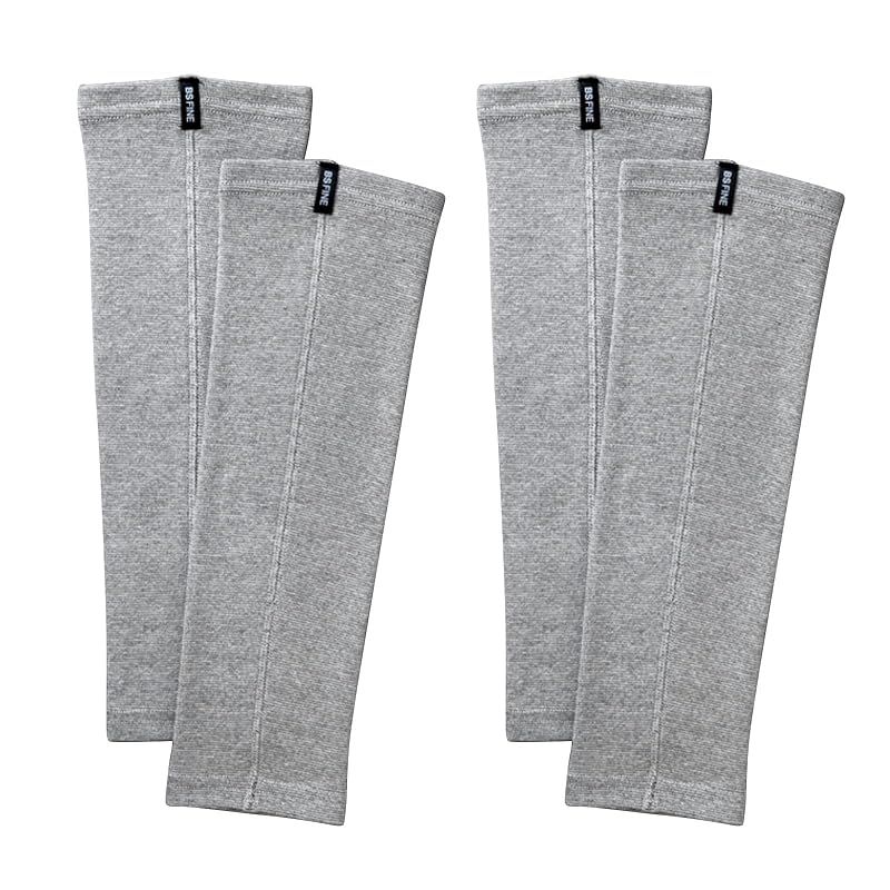 着る岩盤浴 BSファイン レッグウォーマー 両足分2足組 温かいけど暑くない あきらめていた足元の冷え 疲れに BSFINE BA0110 レディース メンズ FreeSize グレー 1
