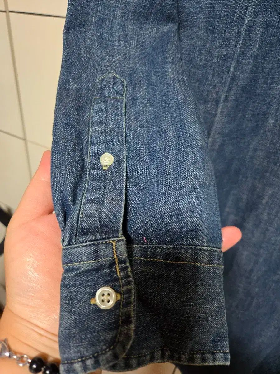  ポロ ラルフローレン デニム シャツ ワンピース 長袖 七分袖 ひざ丈ワンピース