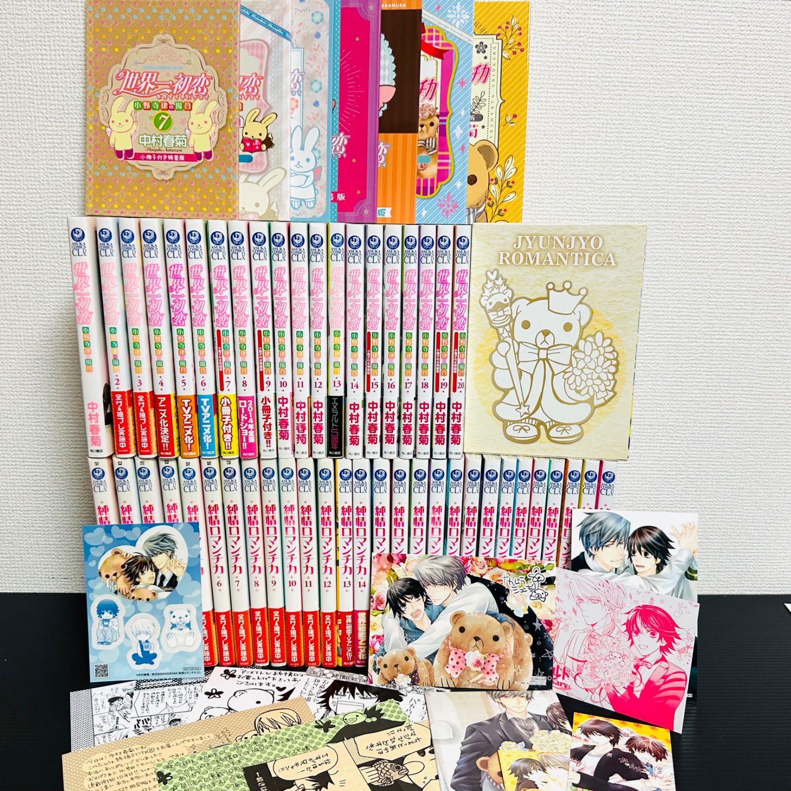 純情ロマンチカ全巻　１～２９巻➕世界一初恋全巻　１～２０巻✨オマケ付き✨ 純情ロマンチカ全巻 1～29巻➕世界一初恋全巻 1～20巻✨オマケ