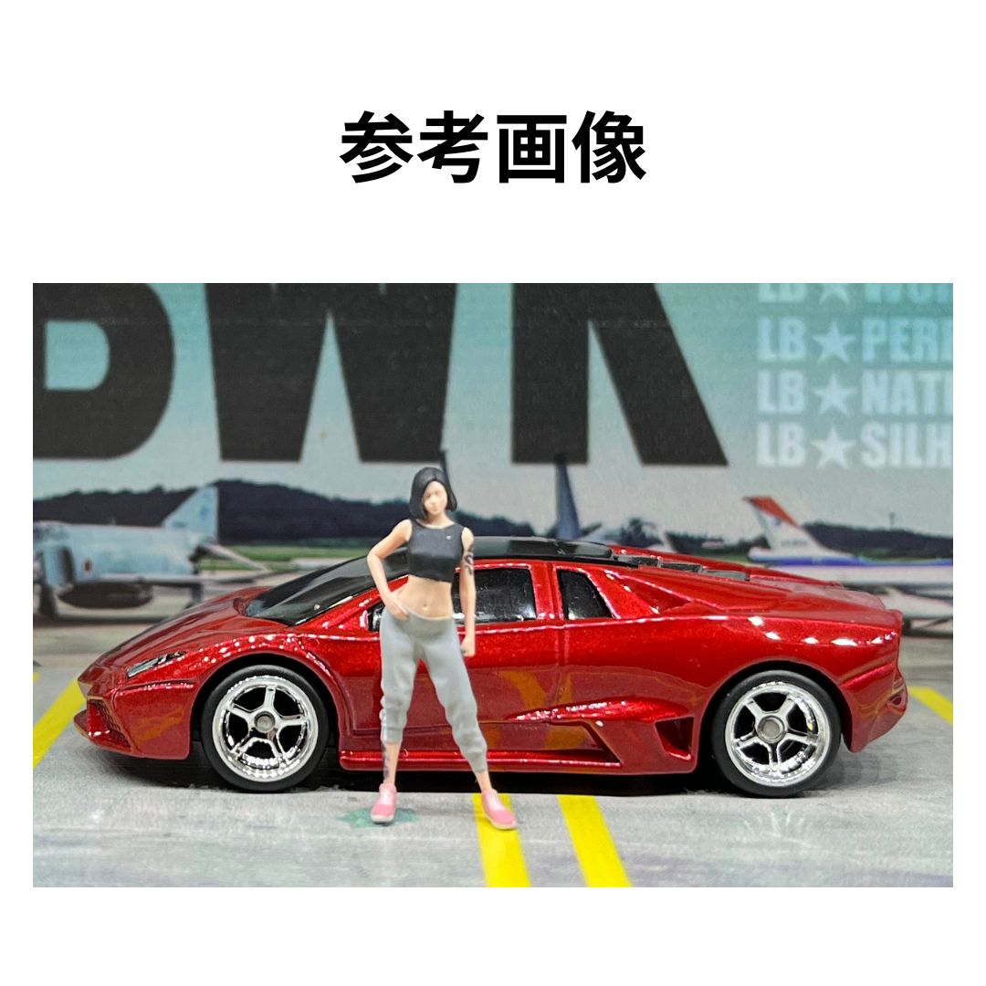 1/64 カスタムホイール 2台分 5本スポーク メッキ仕様 トミカ ホット