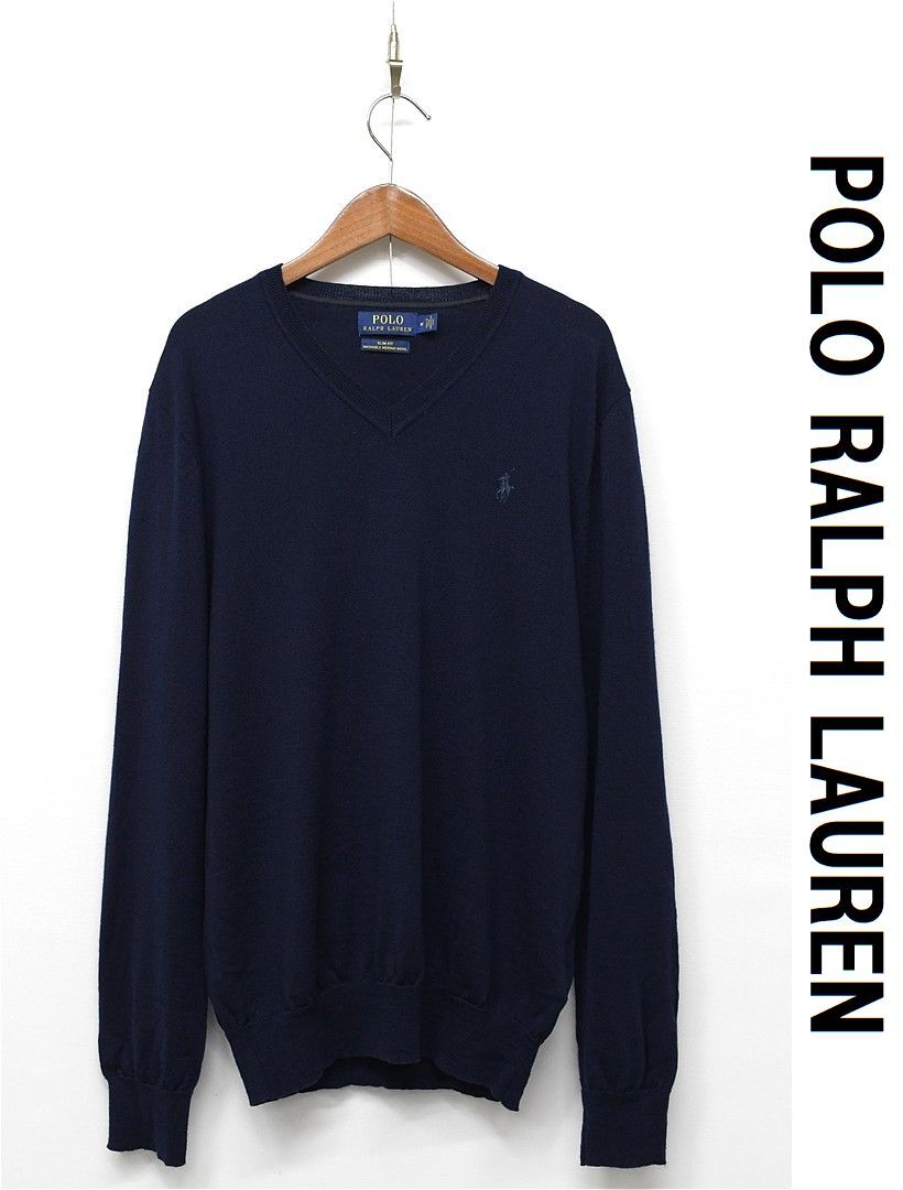 U342 POLO RALPH LAUREN セーター スリムフィット Vネック