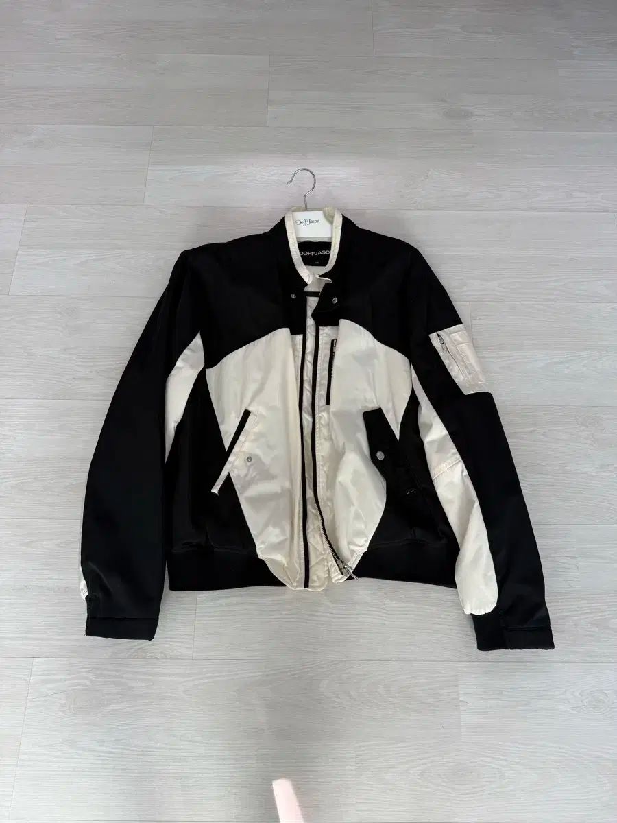 DOFFJASON ドフジェーソン パデッド ライダースジャケット